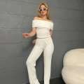 Bürümcük Madonna Takım Beyaz