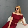Bürümcük Madonna Takım Kırmızı