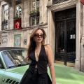 Cep Detaylı Denim Etek Siyah