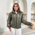 Kısa Şişme Cool Mont Haki