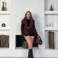 Kısa Street Luxe Kaşe Kaban Antrasit