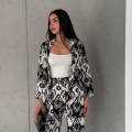 Klim Desen Kimono Takım Siyah