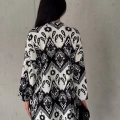 Klim Desen Kimono Takım Siyah