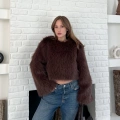Peluş Kumaş Sweet Kahverengi
