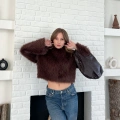 Peluş Kumaş Sweet Kahverengi