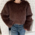 Peluş Kumaş Sweet Kahverengi