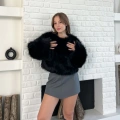 Peluş Kumaş Sweet Siyah