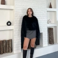 Peluş Kumaş Sweet Siyah