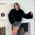 Peluş Kumaş Sweet Siyah