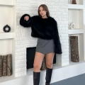 Peluş Kumaş Sweet Siyah