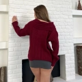Madonna Yaka Triko Kazak Bordo