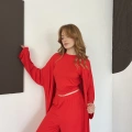 Modal Üçlü Takım Kırmızı