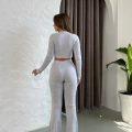 Parmak Geçirmeli Vibe Set Takım Açık Gri