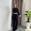 Parmak Geçirmeli Vibe Set Takım Siyah