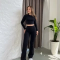 Parmak Geçirmeli Vibe Set Takım Siyah