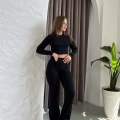 Parmak Geçirmeli Vibe Set Takım Siyah
