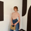Pelerin Detaylı Body Suit Bej