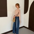 Pelerin Detaylı Body Suit Bej