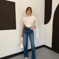 Pelerin Detaylı Body Suit Beyaz