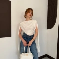 Pelerin Detaylı Body Suit Beyaz