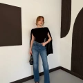Pelerin Detaylı Body Suit Siyah