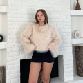 Peluş Kumaş Sweet Krem