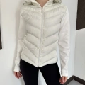 Range Kapüşonlu Şişme Mont Beyaz