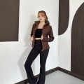 Range Kapüşonlu Şişme Mont Kahve