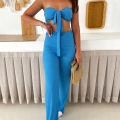 Straplez Bella Takım Mavi