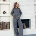 Taş/Işıltı İşlemeli Cool Casual Takım Gri
