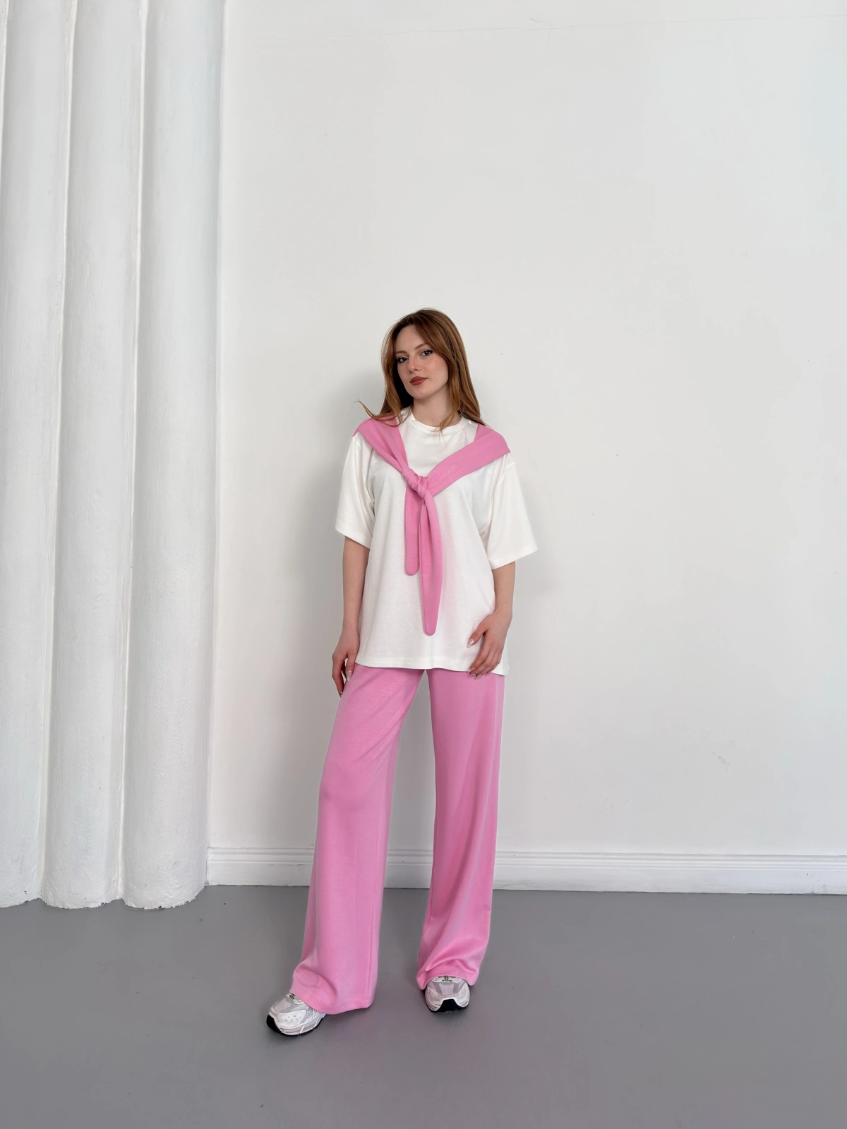 Oversize Tişörtlü Candy Mood Takım