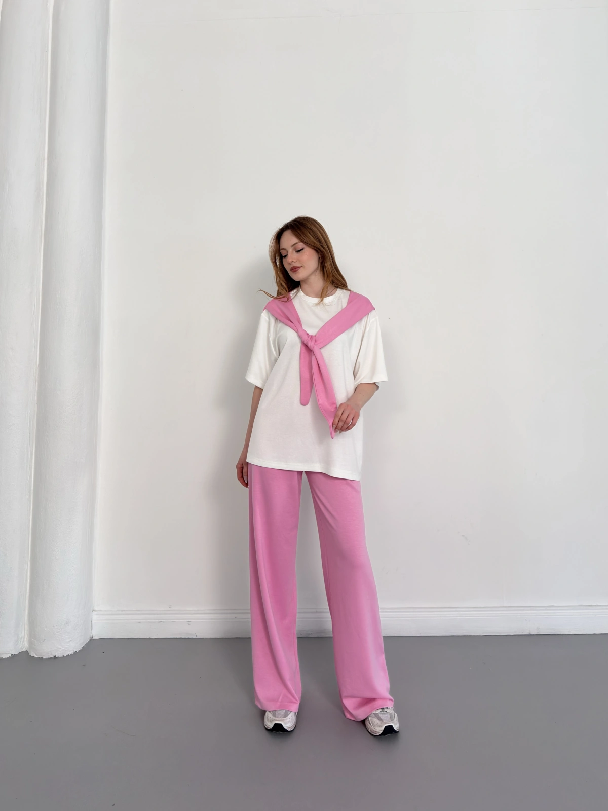 Oversize Tişörtlü Candy Mood Takım