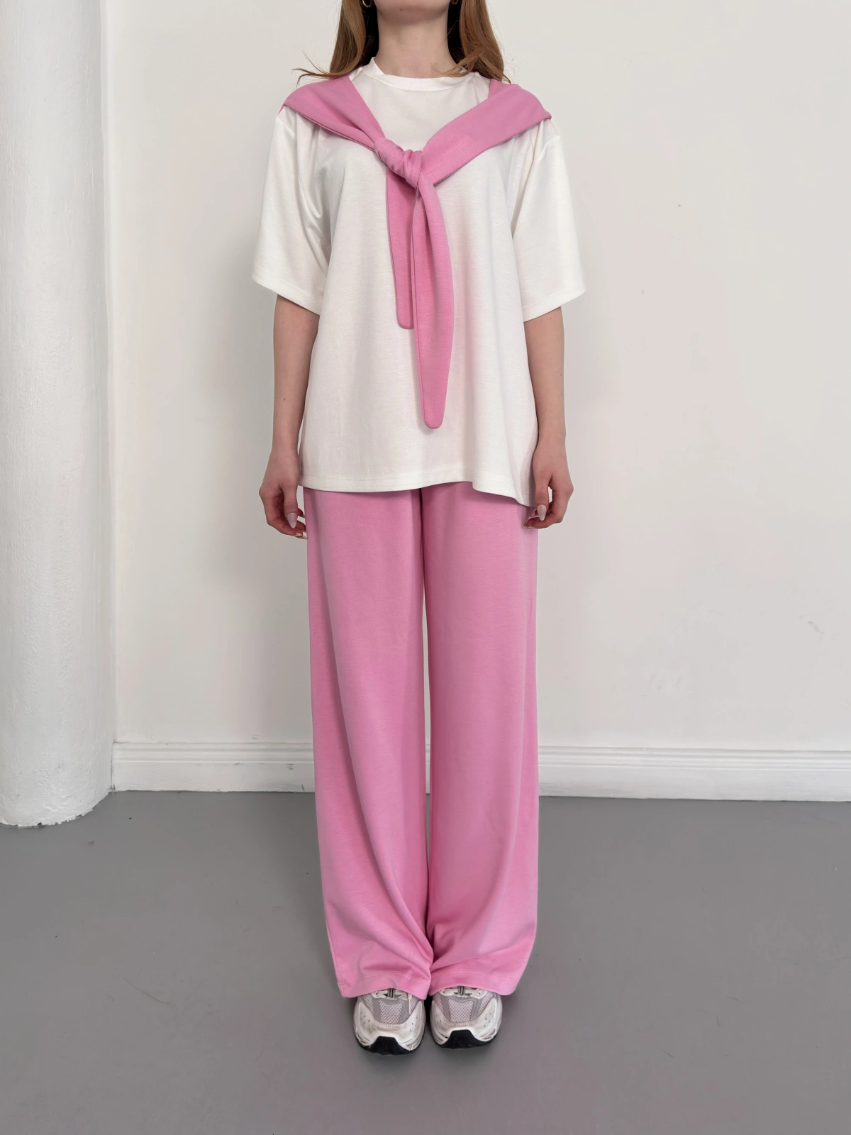 Oversize Tişörtlü Candy Mood Takım