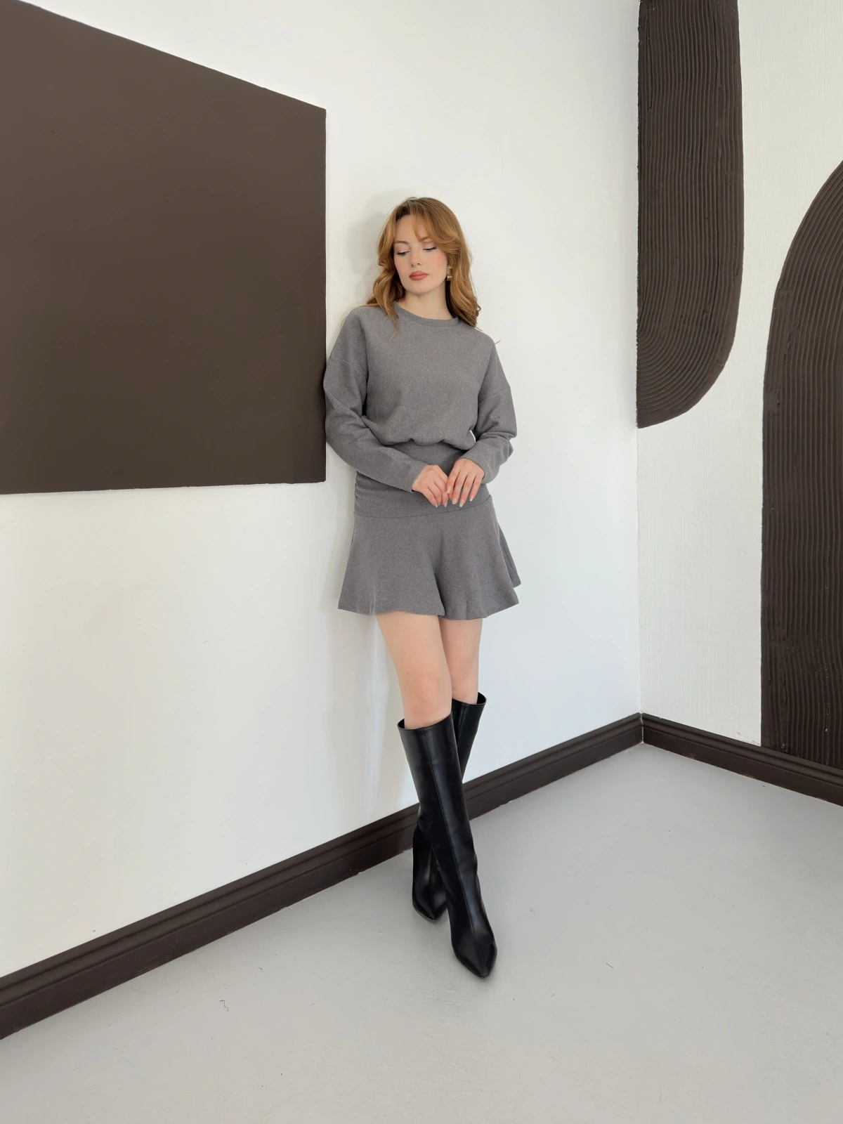 Piliseli Linda Elbise Gri