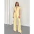 Tasarım Yelek Pantolon Takım Sarı