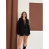 Bağlama Detaylı Blazer Ceket Siyah