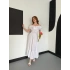 Bel Gipeli Aerobin Elbise Beyaz