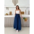 Bel Kuşak Detaylı Pantolon Etek Lacivert