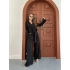 Belden Bağlama Detaylı Takım Siyah