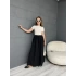 Garnili Prenses Elbise Siyah