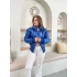 Kısa Şişme Cool Mont Mavi