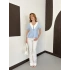 Kontrast Yaka Peplum Detaylı Bluz Bebemavisi