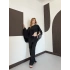 Pelerin Bluz Pantolon Plaj Takım Siyah