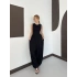 Sıfır Kol Basic Şalvar Tulum Siyah