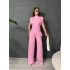 Vatka Detaylı Asimetrik Takım Pembe