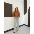 Viral Süet Bomber Ceket Taba