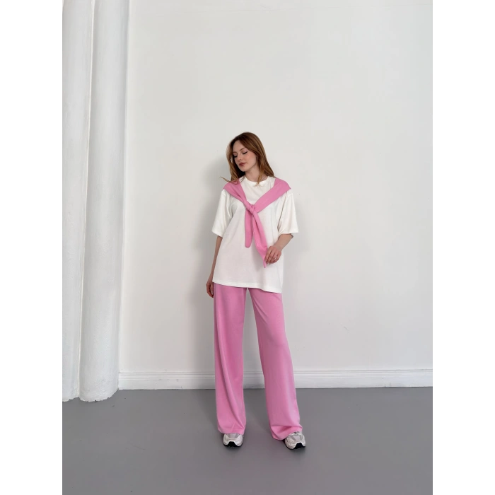 Oversize Tişörtlü Candy Mood Takım