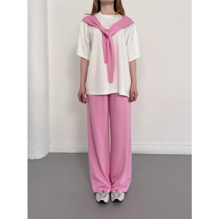 Oversize Tişörtlü Candy Mood Takım