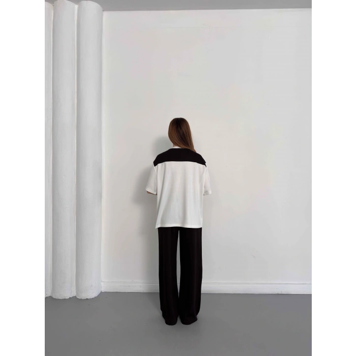 Oversize Tişörtlü Candy Mood Takım Siyah