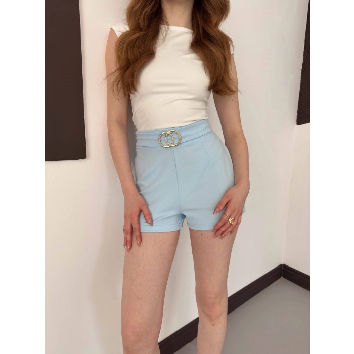 Kemer Detaylı Şort Bebemavisi